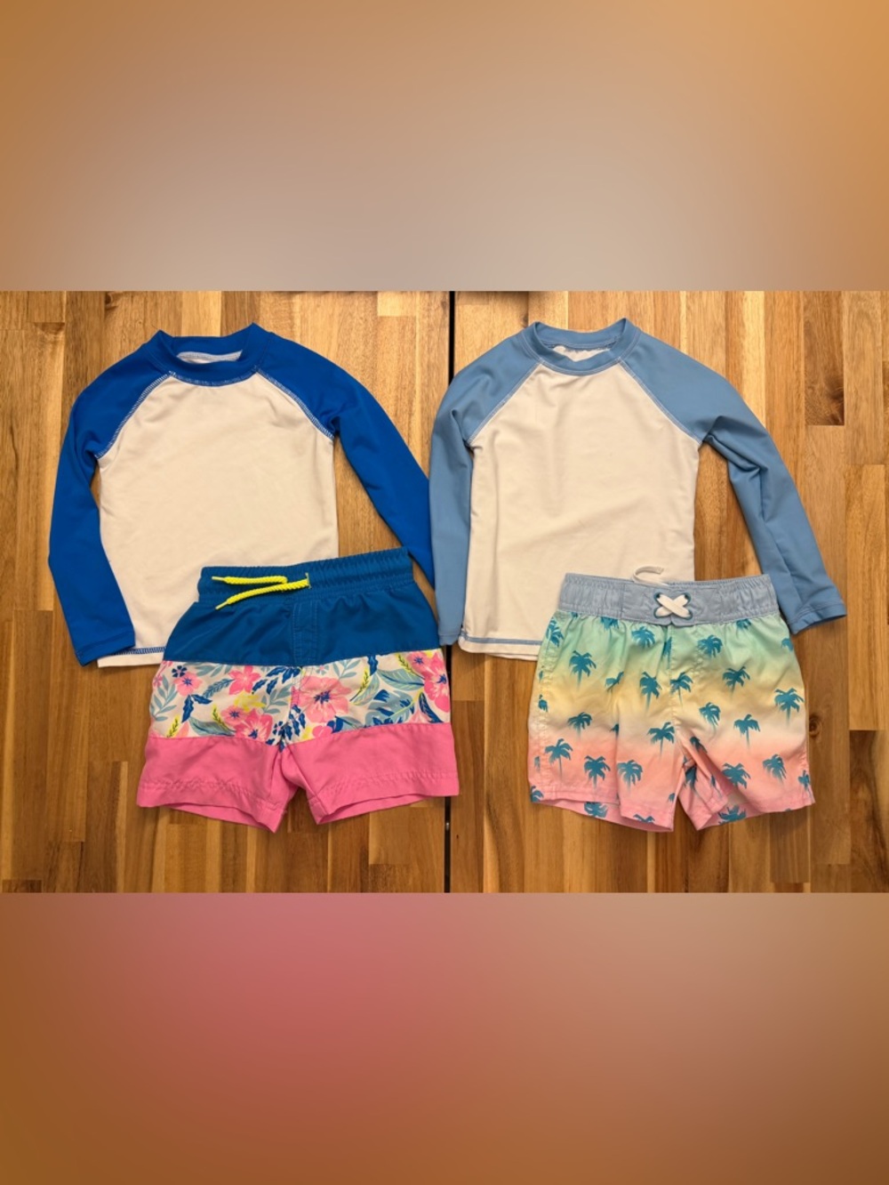2 Tommy Bahama Swimsuits + Rashguards